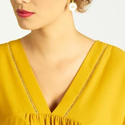 Blouse fluide manches 3/4 Eve