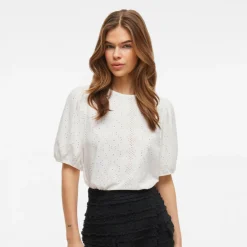 Blouse manches 2/4 Kally blanc Ella