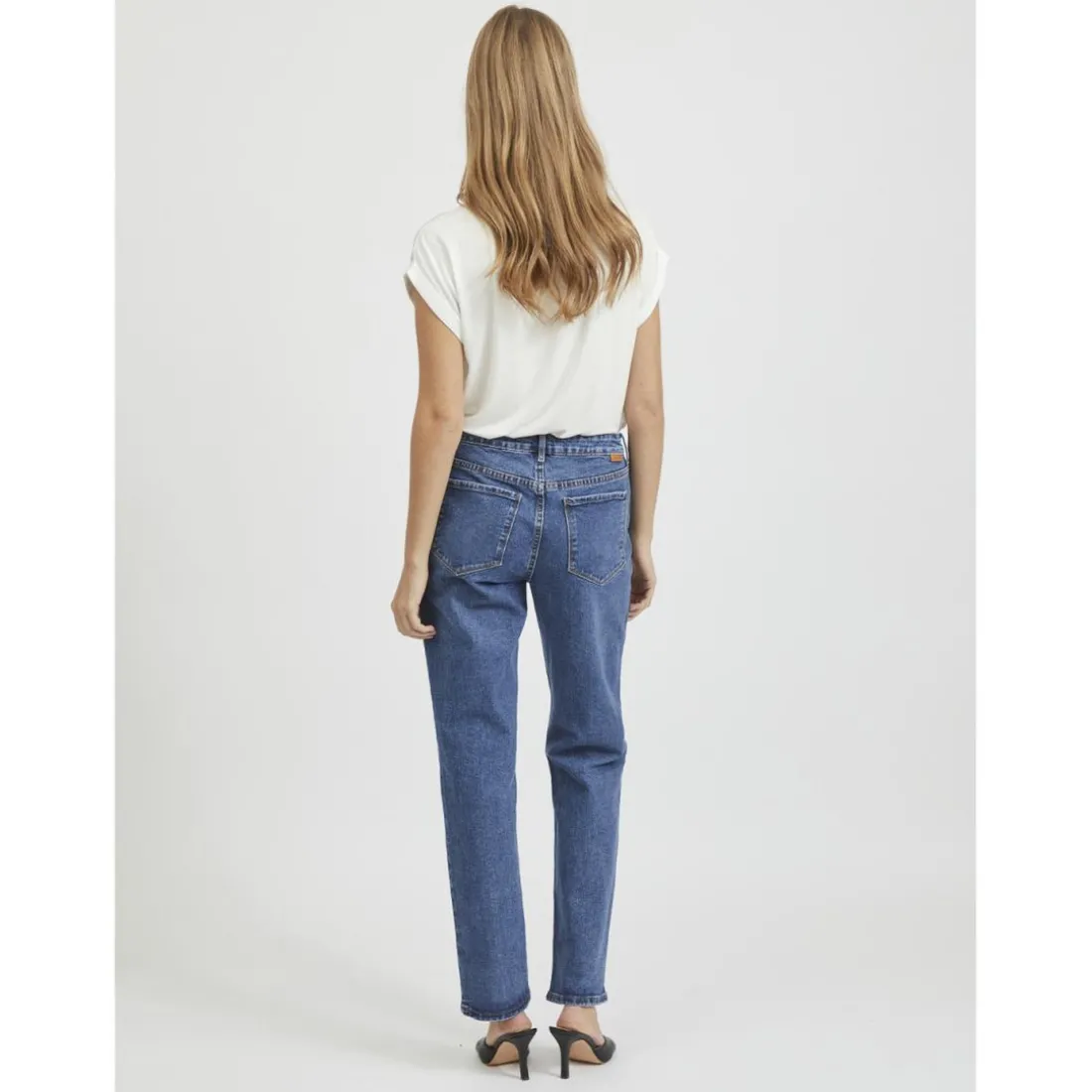 Blouse manches courtes blanc Ava