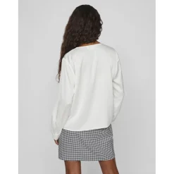 Blouse manches longues blanc Eden