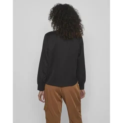 Blouse manches longues noir Louise