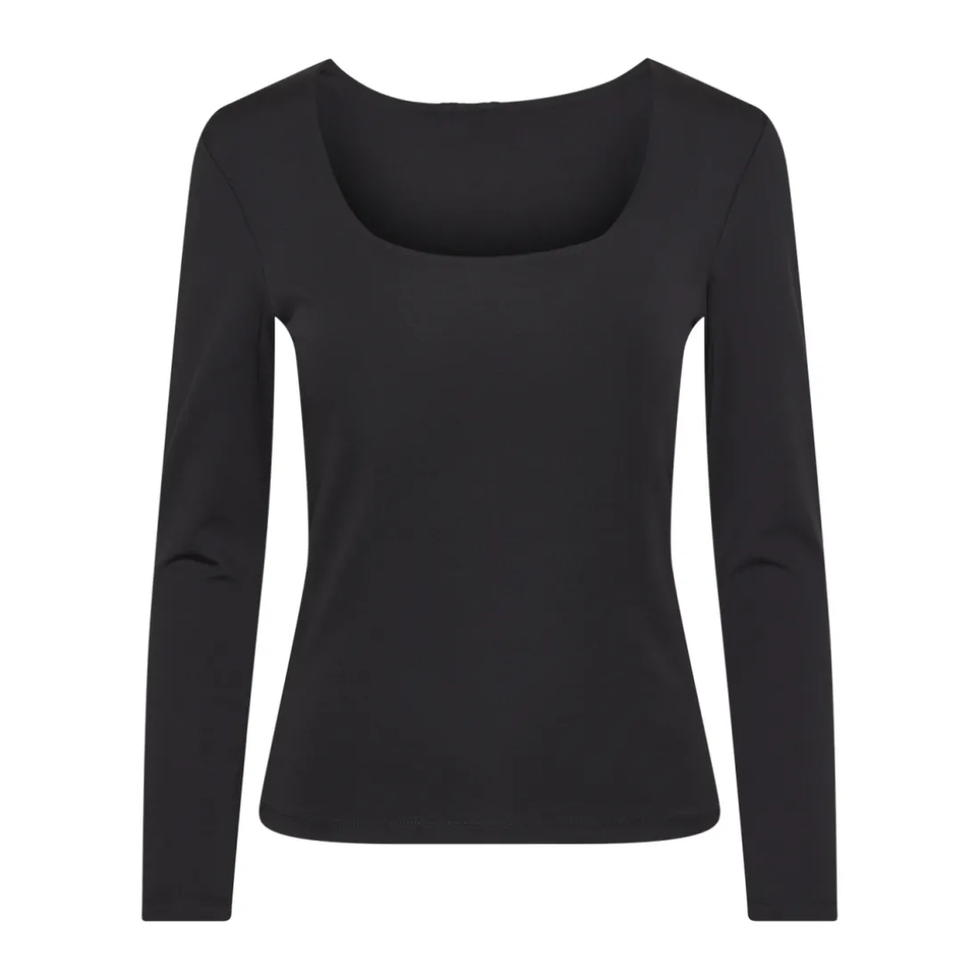 Blouse reversible manches longues Neja noir Maud