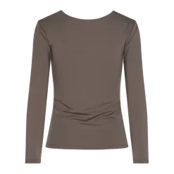 Blouse reversible manches longues Neja gris Lou