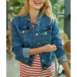 Blouson en jean - Bleu