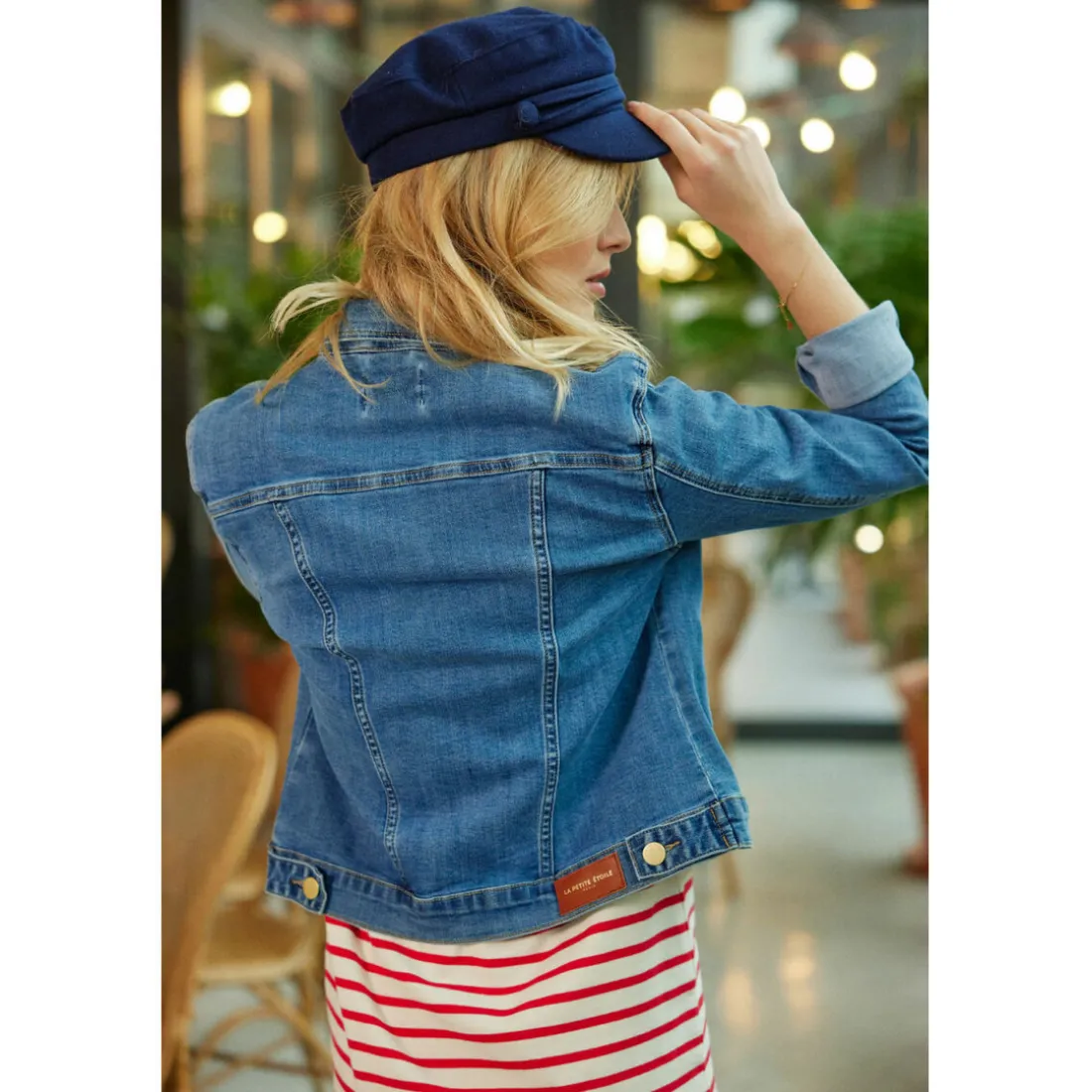 Blouson en jean - Bleu