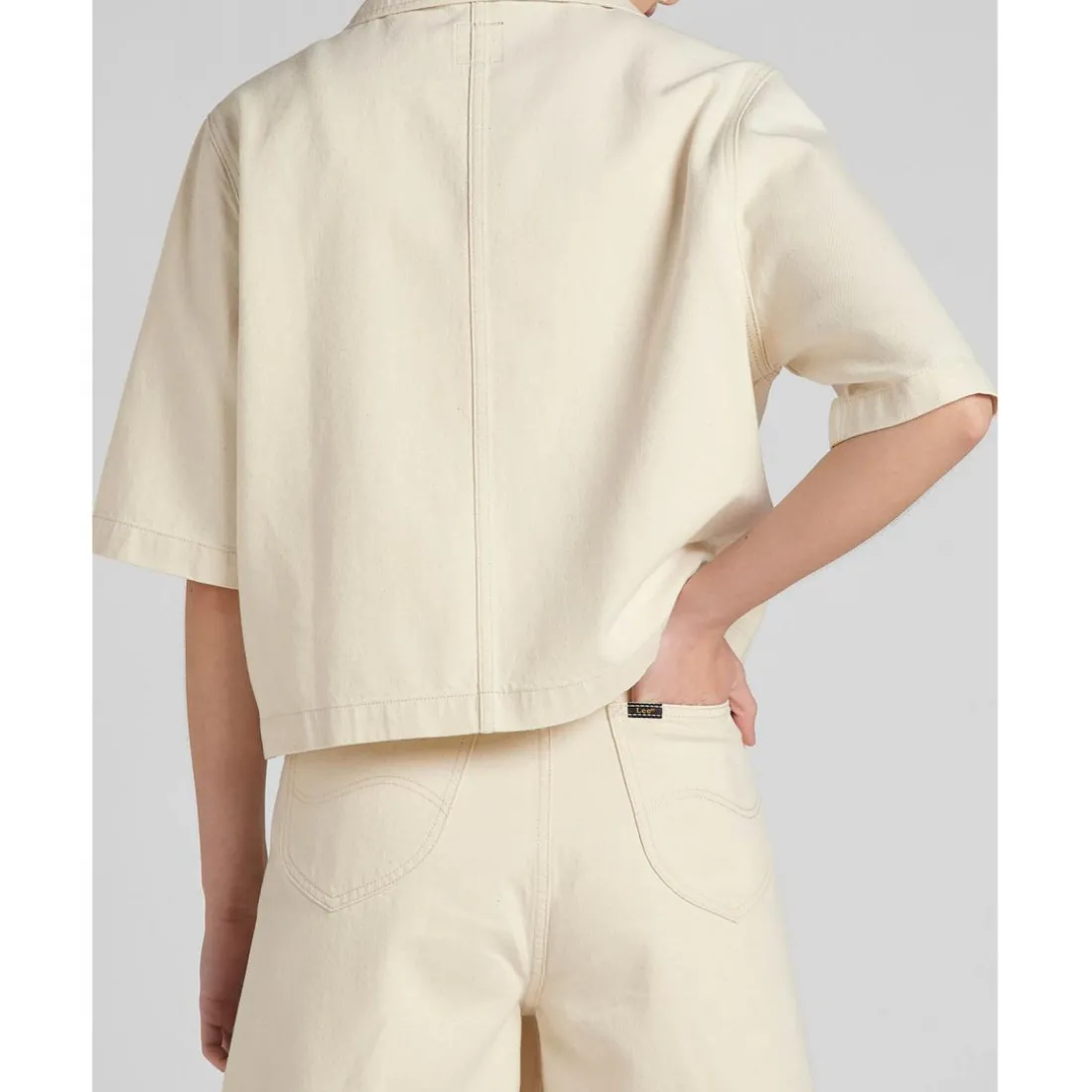Blouson Femme en Coton écru