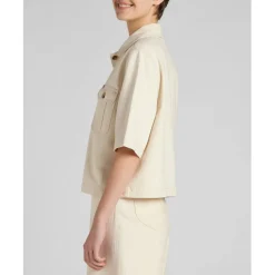 Blouson Femme en Coton écru