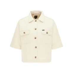 Blouson Femme en Coton écru