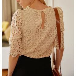Blousse pour Femme LORINY - Beige
