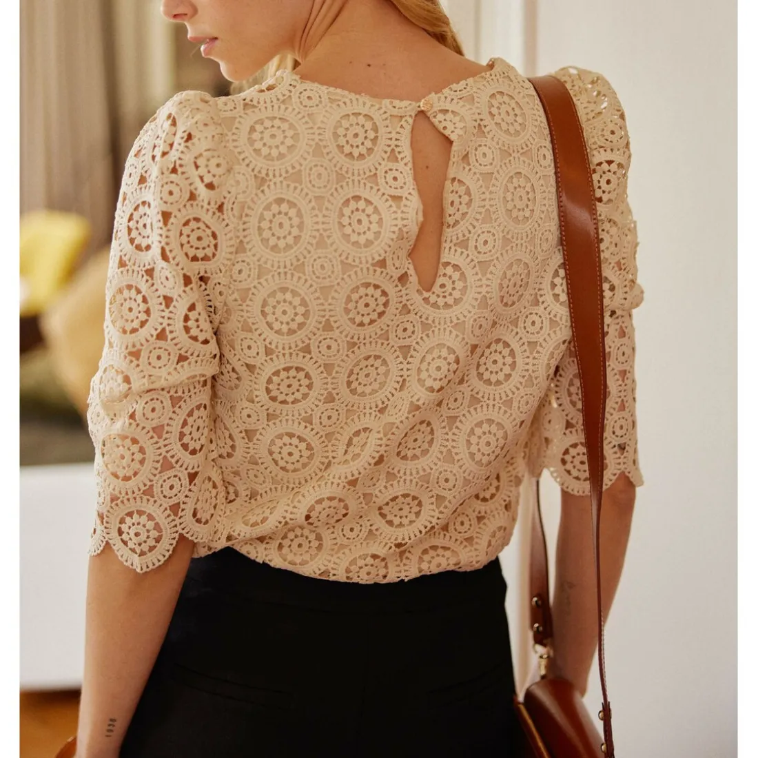 Blousse pour Femme LORINY - Beige