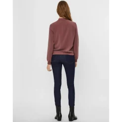 Bombers anti-froid Col rond Manches longues Longueur regular violet
