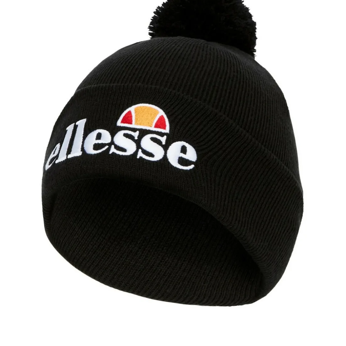 Bonnet à pompom VELLY - Noir en nylon