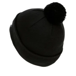Bonnet à pompom VELLY - Noir en nylon