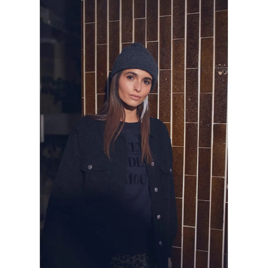Bonnet EMME gris Sofia