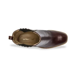 Boots - Bordeaux en cuir