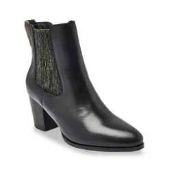 Boots - Noir en cuir
