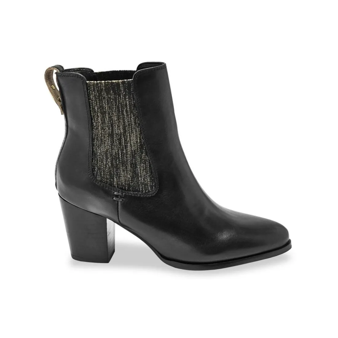 Boots - Noir en cuir