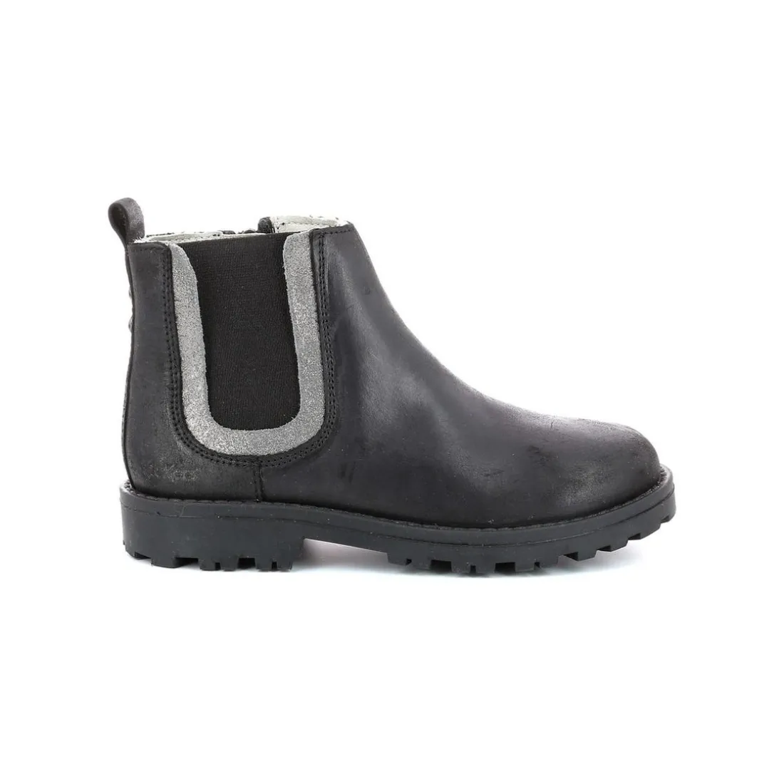 Boots enfant GROOKY Noir en cuir