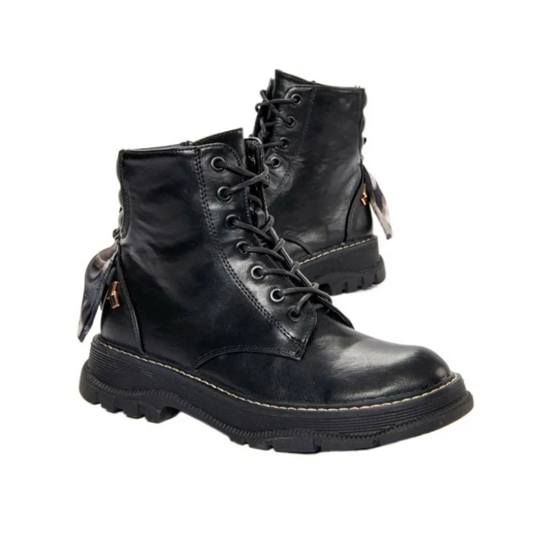 Boots femme noir léopard REVEUSE