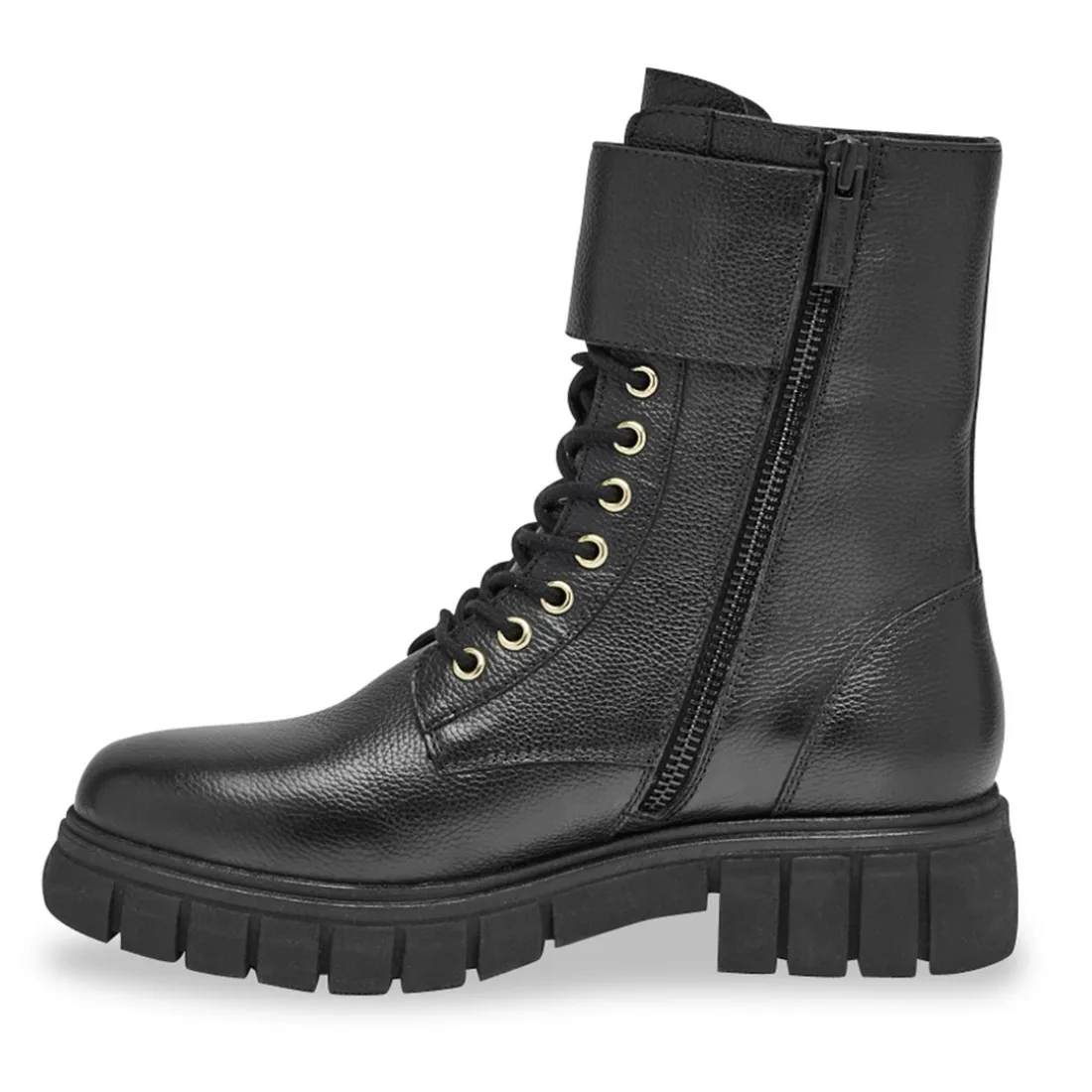 Boots noir RITIKA en cuir