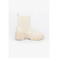 Bottes à semelles crantées blanc