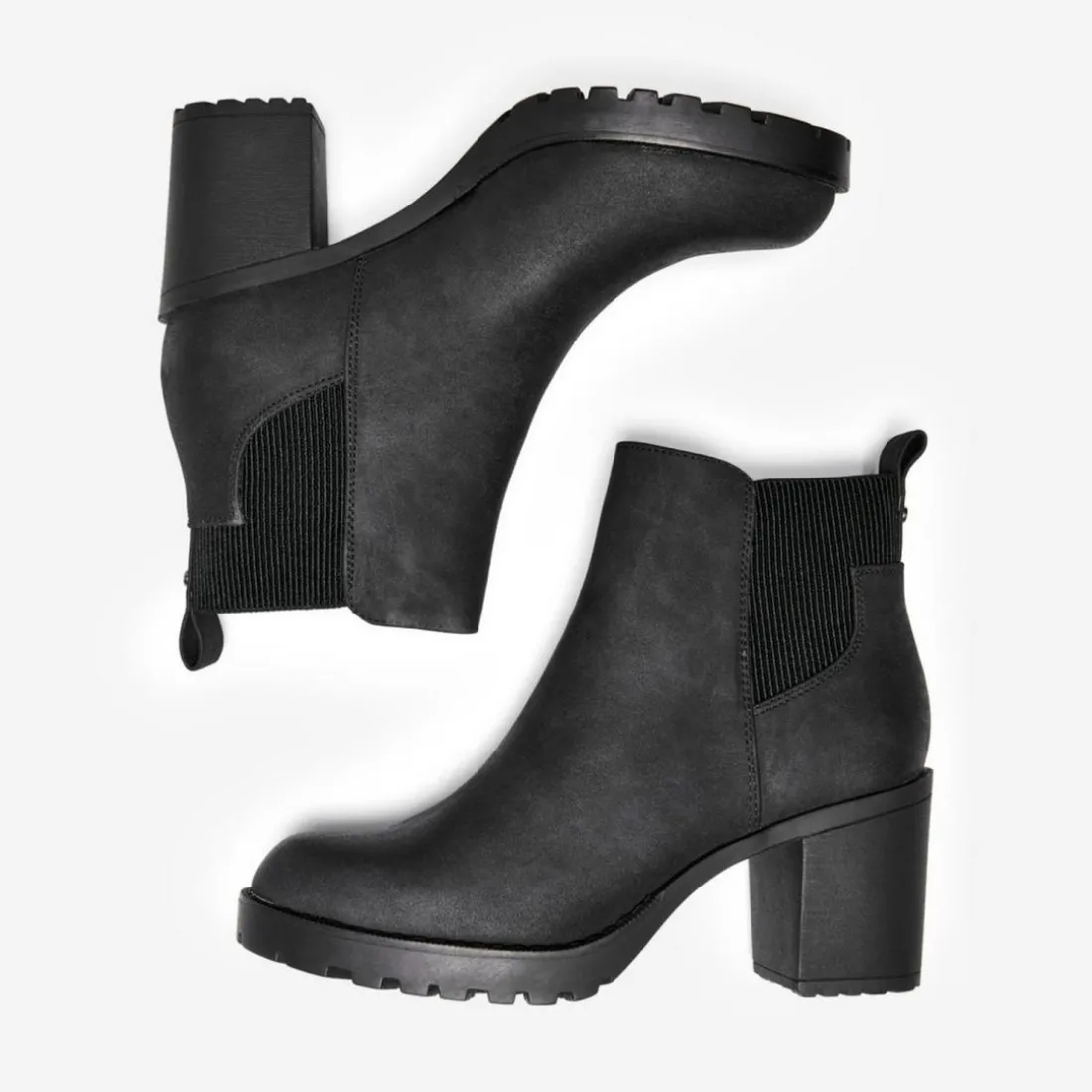 Bottes à talons femme noir