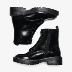 Bottes femme Bout rond noir