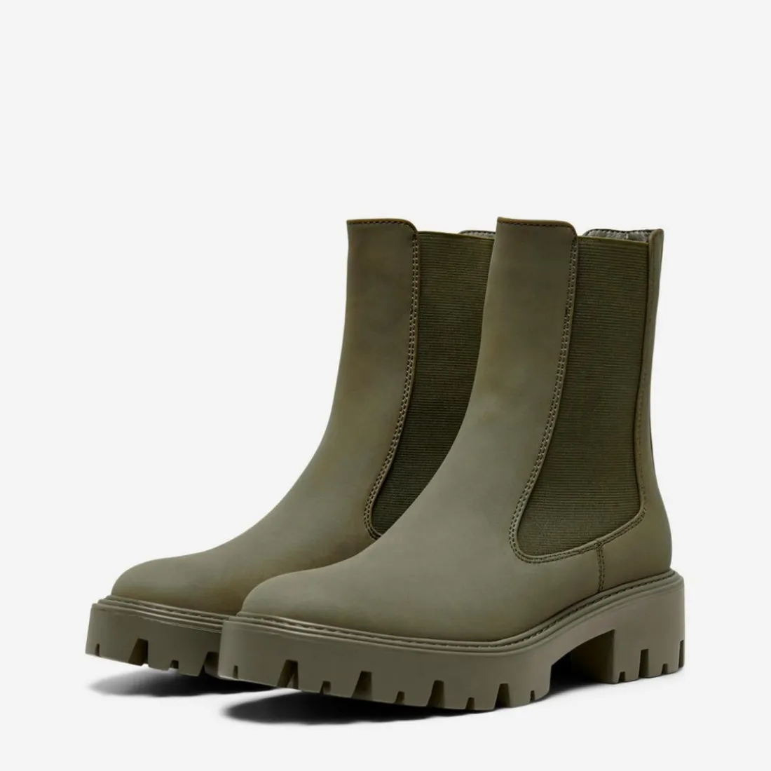 Bottines chelsea femme vert