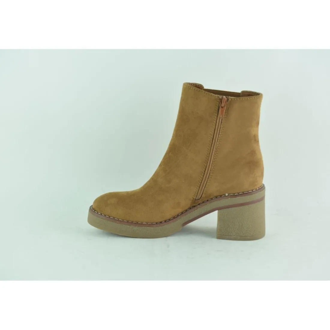 Bottines Femme Camel