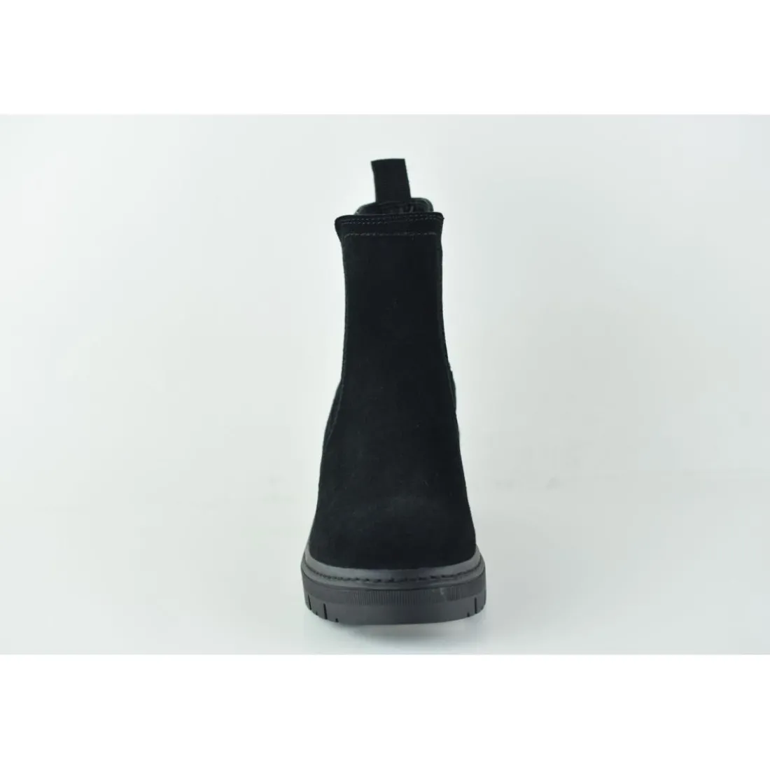 Bottines femme en daim NOIR