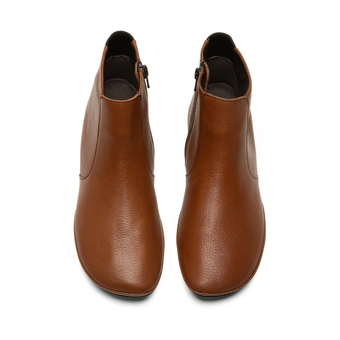 Bottines Right marron en cuir