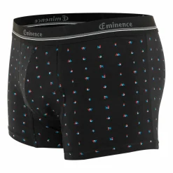 Boxer absorbant Sérénité noir en coton pour homme