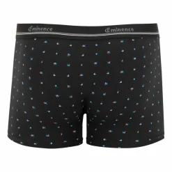 Boxer absorbant Sérénité noir en coton pour homme