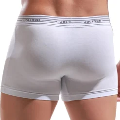 Boxer blanc en coton