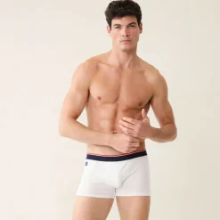Boxer blanc en coton