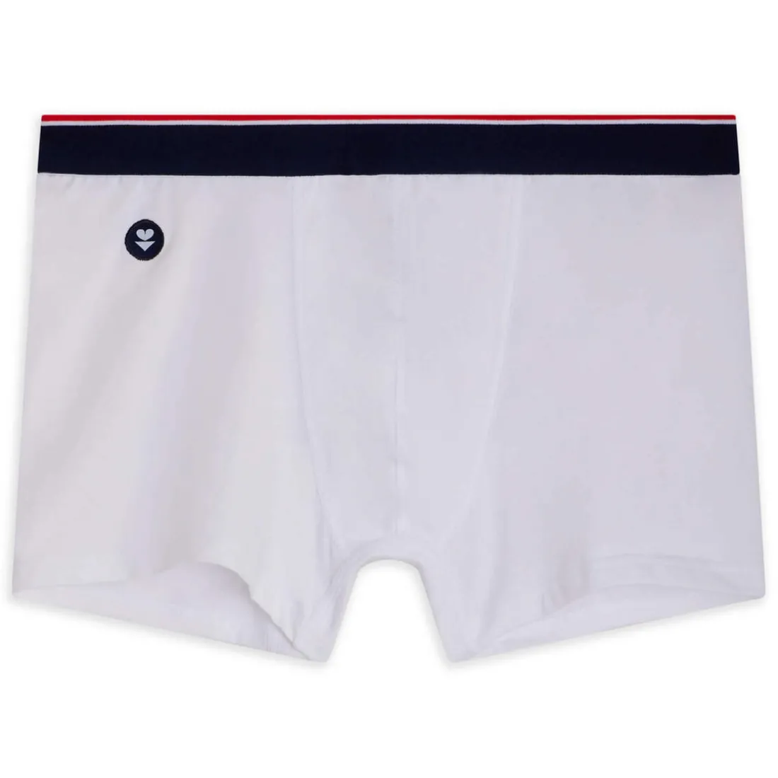 Boxer blanc en coton