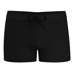 Boxer de bain fibres recyclées noir pour homme