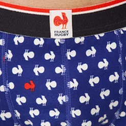 Boxer en coton bleu