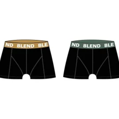 Boxer en Coton multicolore noir