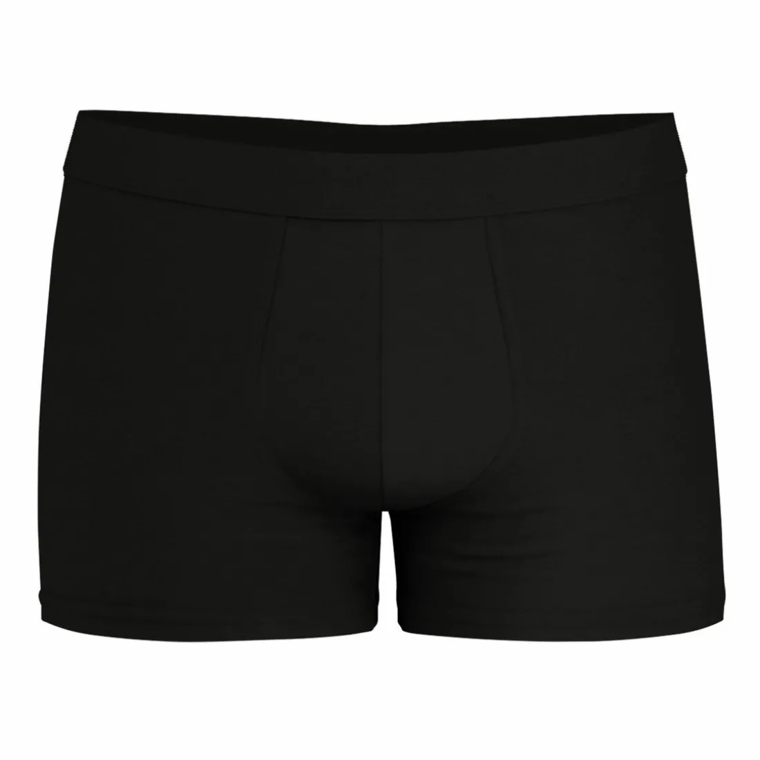 Boxer Fusion noir en coton pour homme