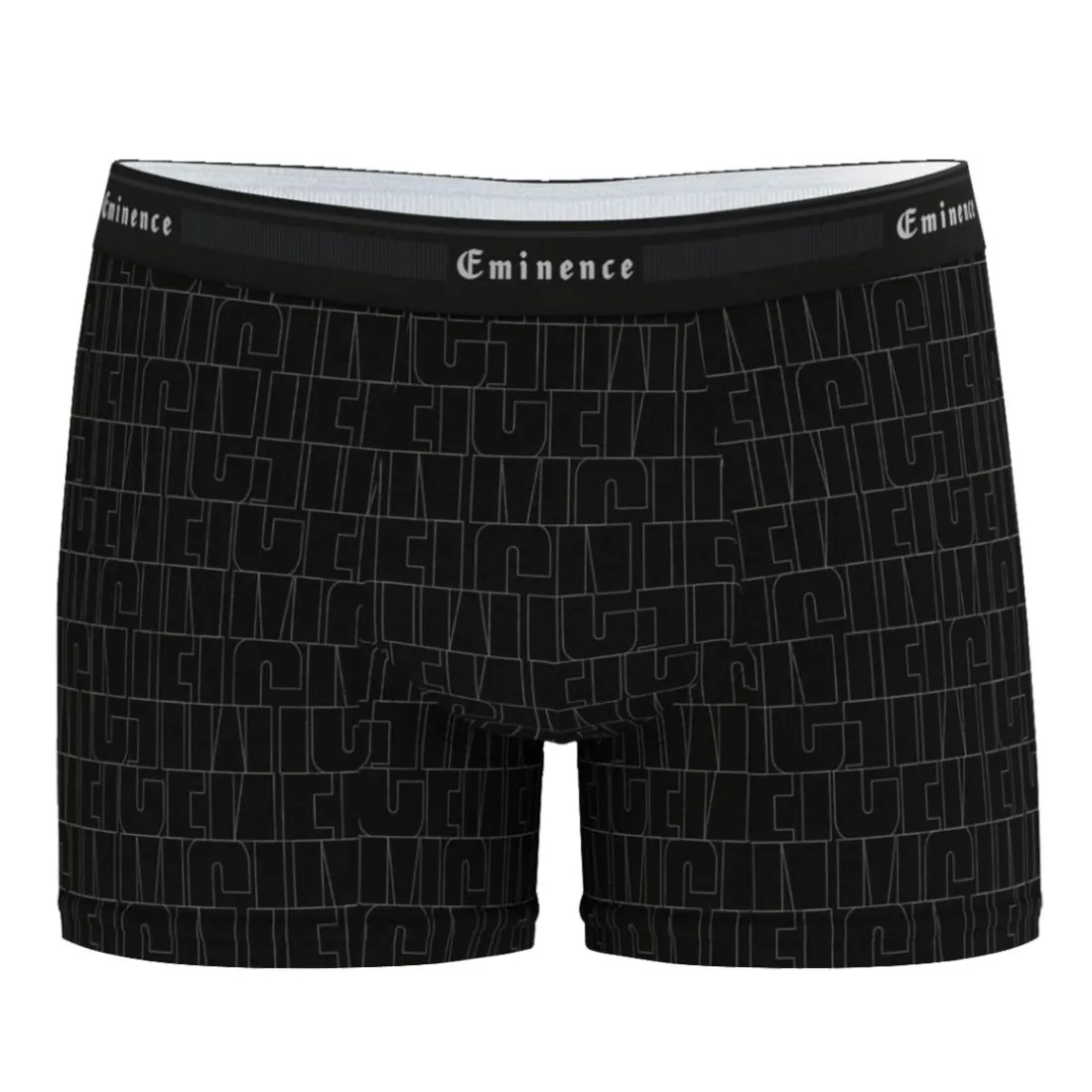 Boxer homme Tailor Eminence noir en coton