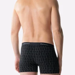 Boxer homme Tailor Eminence noir en coton