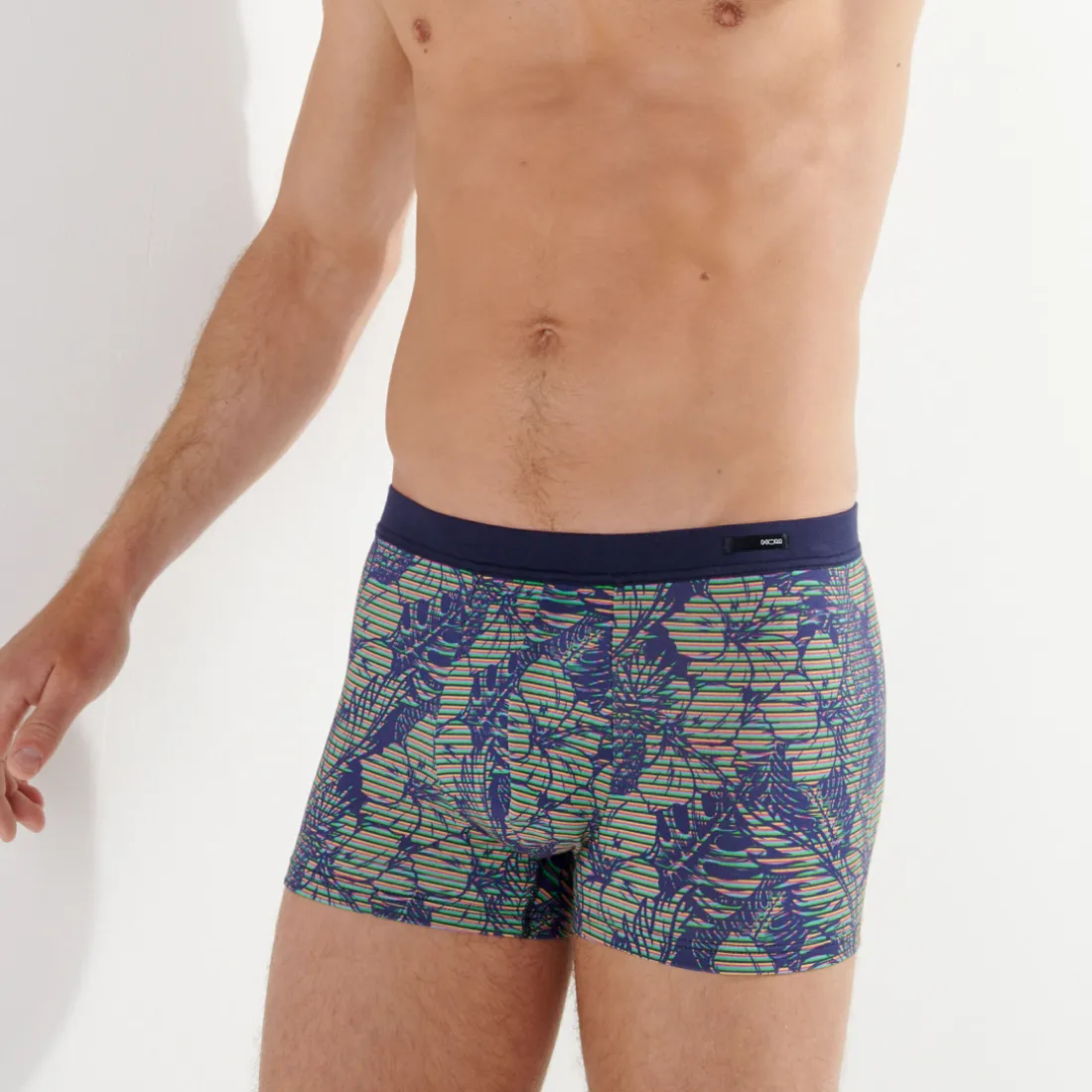 Boxer imprimé floral EN COTON ET MODAL avec ceinture confort – CALLUM