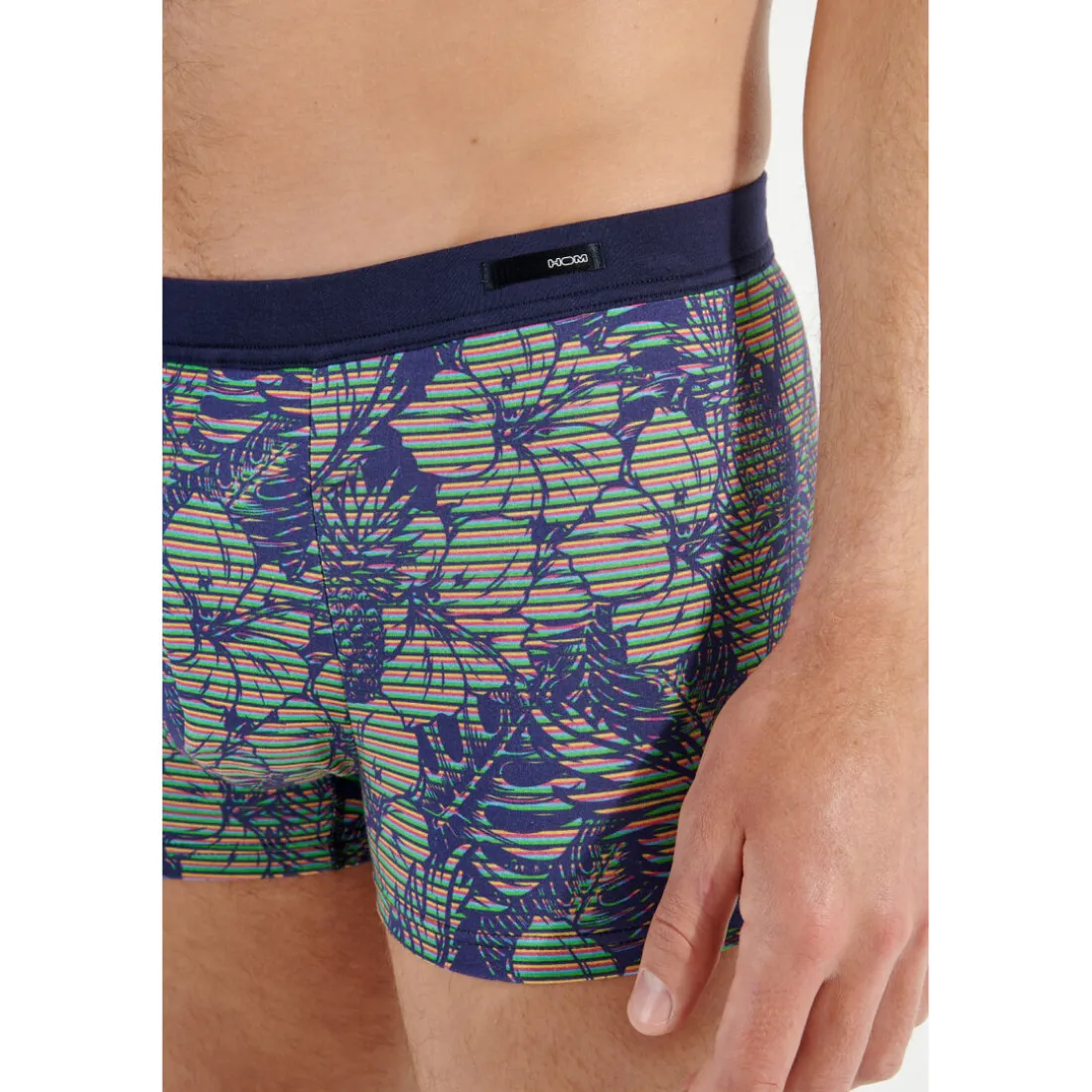 Boxer imprimé floral EN COTON ET MODAL avec ceinture confort – CALLUM