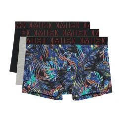Boxer JORGE 3p noir en coton