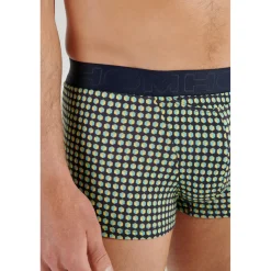 Boxer marine en coton