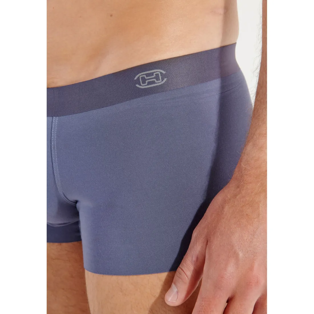 Boxer MODAL CLEAN CUT gris en viscose