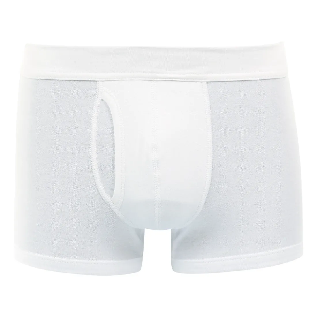 Boxer ouvert Homme Coton Premium blanc
