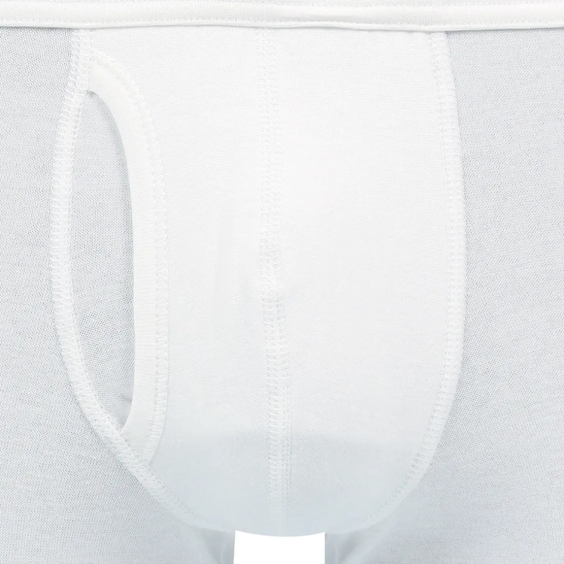 Boxer ouvert Homme Coton Premium blanc