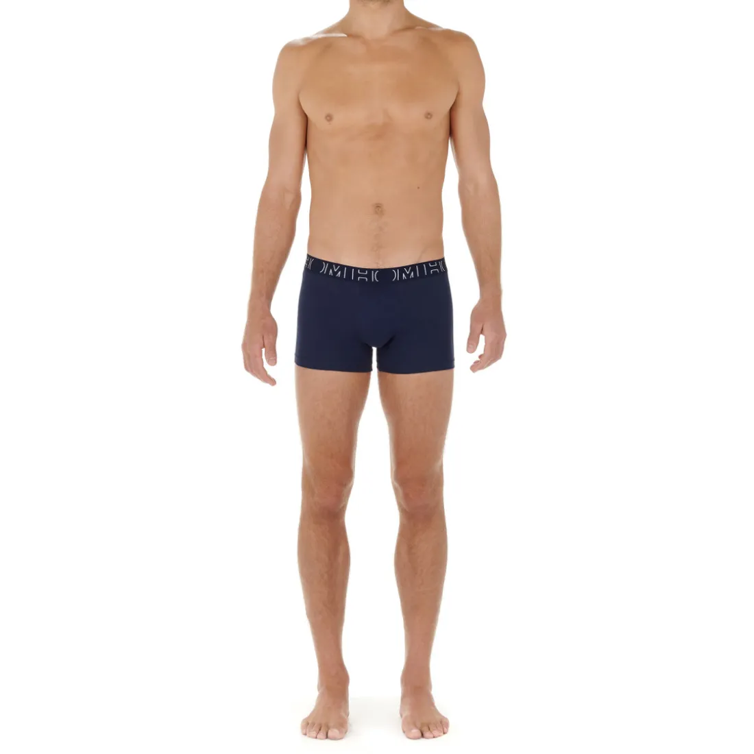 Boxer 3p ROCKY noir en coton